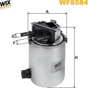 WIX Filters WF8584 - Паливний фільтр autozip.com.ua