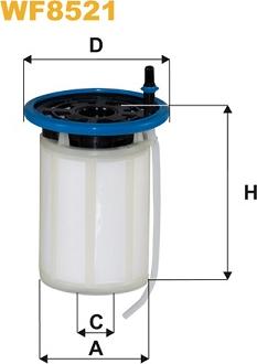 WIX Filters WF8521 - Паливний фільтр autozip.com.ua