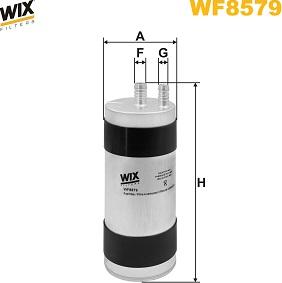 WIX Filters WF8579 - Паливний фільтр autozip.com.ua