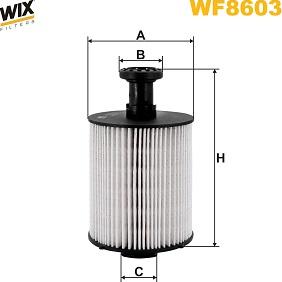 WIX Filters WF8603 - Паливний фільтр autozip.com.ua