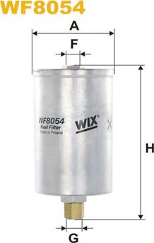 WIX Filters WF8054 - Паливний фільтр autozip.com.ua