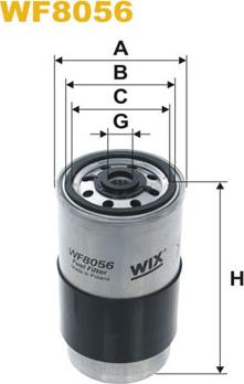 WIX Filters WF8056 - Паливний фільтр autozip.com.ua