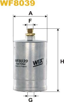 WIX Filters WF8039 - Паливний фільтр autozip.com.ua