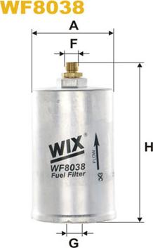 WIX Filters WF8038 - Паливний фільтр autozip.com.ua