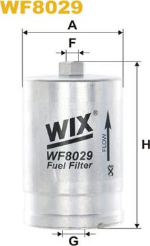 WIX Filters WF8029 - Паливний фільтр autozip.com.ua