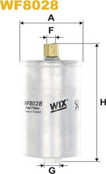 WIX Filters WF8028 - Паливний фільтр autozip.com.ua
