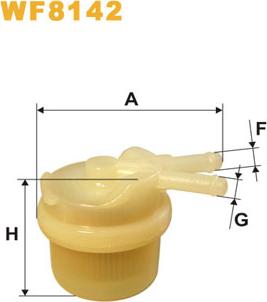 WIX Filters WF8142 - Паливний фільтр autozip.com.ua