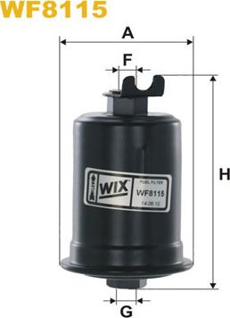 WIX Filters WF8115 - Паливний фільтр autozip.com.ua