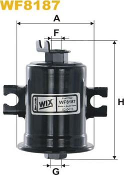 WIX Filters WF8187 - Паливний фільтр autozip.com.ua