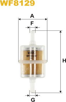 WIX Filters WF8129 - Паливний фільтр autozip.com.ua