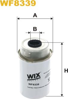 WIX Filters WF8339 - Паливний фільтр autozip.com.ua