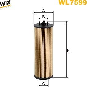 WIX Filters WL7599 - Масляний фільтр autozip.com.ua