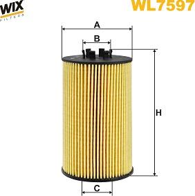 WIX Filters WL7597 - Масляний фільтр autozip.com.ua