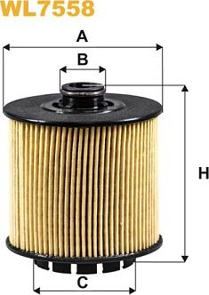 WIX Filters WL7558 - Масляний фільтр autozip.com.ua