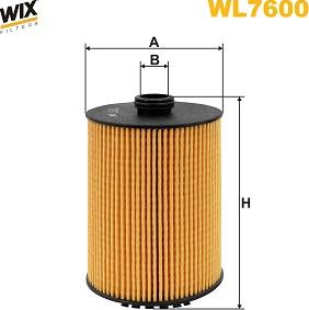 WIX Filters WL7600 - Масляний фільтр autozip.com.ua