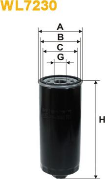 WIX Filters WL7230 - Масляний фільтр autozip.com.ua