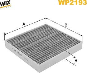 WIX Filters WP2193 - Фільтр, повітря у внутрішній простір autozip.com.ua