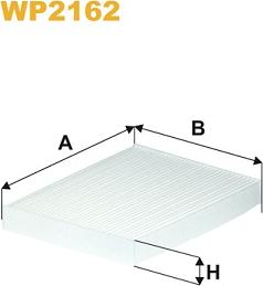 WIX Filters WP2162 - Фільтр, повітря у внутрішній простір autozip.com.ua
