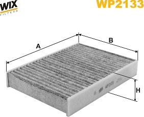 WIX Filters WP2133 - Фільтр, повітря у внутрішній простір autozip.com.ua