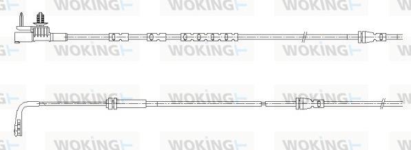 Woking 001195 - Сигналізатор, знос гальмівних колодок autozip.com.ua