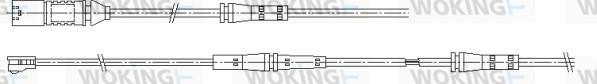 Woking 001179 - Сигналізатор, знос гальмівних колодок autozip.com.ua