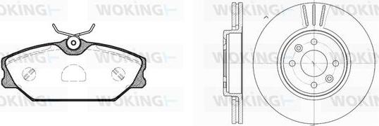 Mintex MDK0160 - Комплект гальм, дисковий гальмівний механізм autozip.com.ua