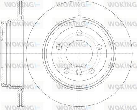 Woking D6977.10 - Гальмівний диск autozip.com.ua