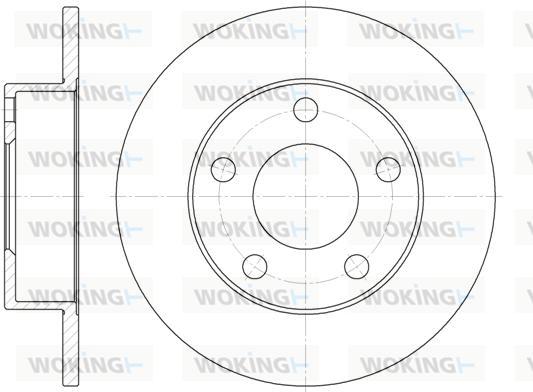 Woking D6513.00 - Гальмівний диск autozip.com.ua