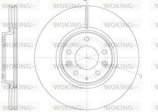 Woking D61949.10 - Гальмівний диск autozip.com.ua