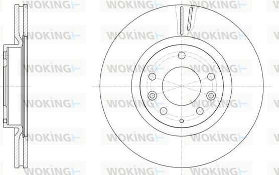 Woking D61943.10 - Гальмівний диск autozip.com.ua