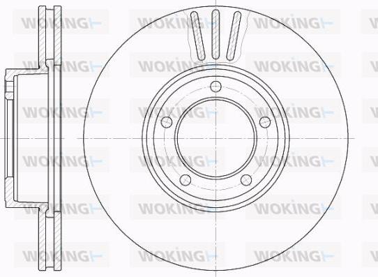 Woking D61962.10 - Гальмівний диск autozip.com.ua