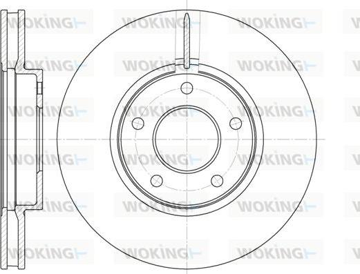 Woking D61927.10 - Гальмівний диск autozip.com.ua