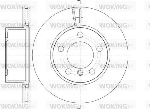 Woking D61448.10 - Гальмівний диск autozip.com.ua