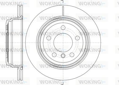 Woking D61453.10 - Гальмівний диск autozip.com.ua