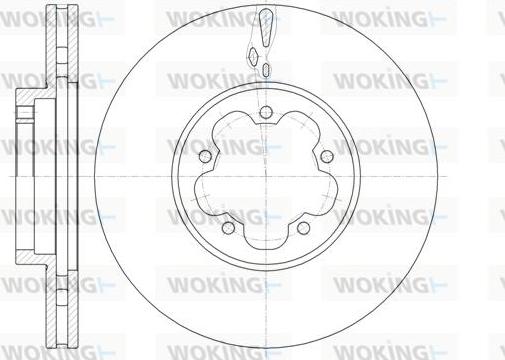 Woking D61460.10 - Гальмівний диск autozip.com.ua