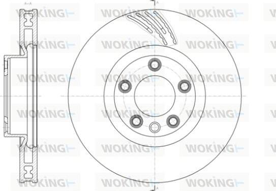 Woking D61419.10 - Гальмівний диск autozip.com.ua