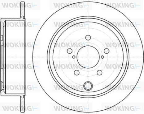 Woking D61415.00 - Гальмівний диск autozip.com.ua