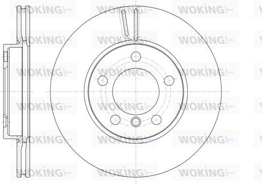 Woking D61439.10 - Гальмівний диск autozip.com.ua