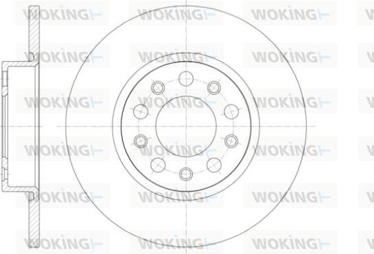 Woking D61426.00 - Гальмівний диск autozip.com.ua