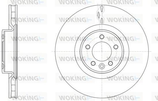 Woking D61611.10 - Гальмівний диск autozip.com.ua