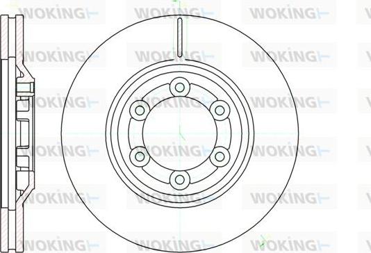 Woking D61193.10 - Гальмівний диск autozip.com.ua