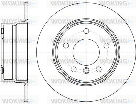 Woking D61144.00 - Гальмівний диск autozip.com.ua