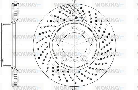 Woking D61133.11 - Гальмівний диск autozip.com.ua