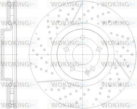 Woking D61852.10 - Гальмівний диск autozip.com.ua