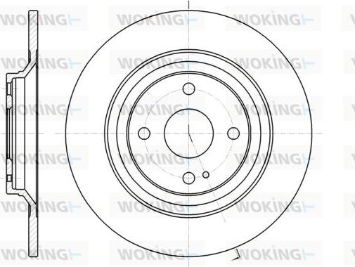 Woking D61379.00 - Гальмівний диск autozip.com.ua