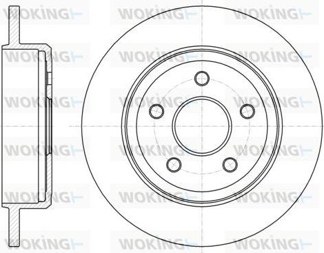 BENDIX 521131 - Гальмівний диск autozip.com.ua