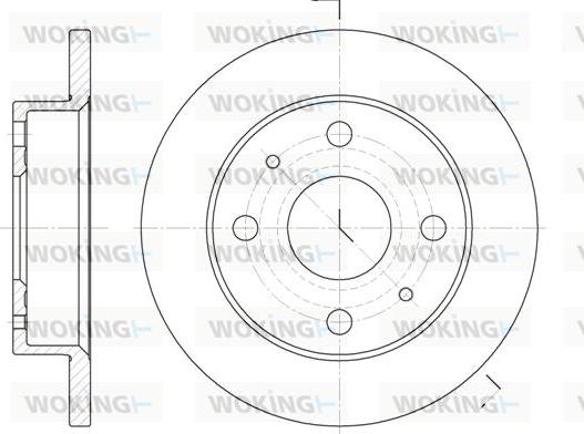 BOSCH 0 986 AB5 122 - Гальмівний диск autozip.com.ua