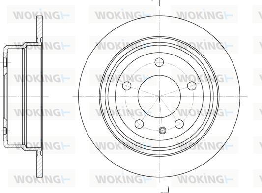 Woking D6309.00 - Гальмівний диск autozip.com.ua