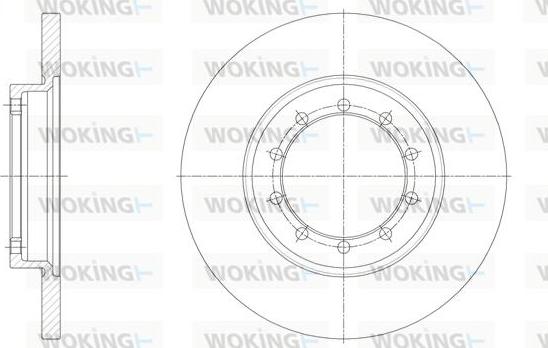 Woking D62094.00 - Гальмівний диск autozip.com.ua