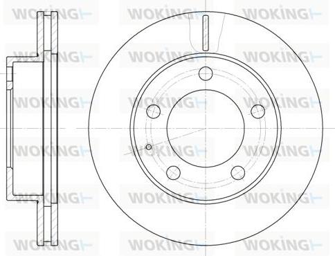 Woking D6203.10 - Гальмівний диск autozip.com.ua